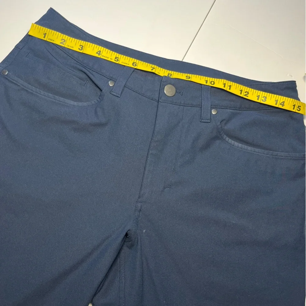 Lululemon Men’s 30 True Navy ABC Slim-Fit 5 Pocket Pant 30L Warpstreme Trousers